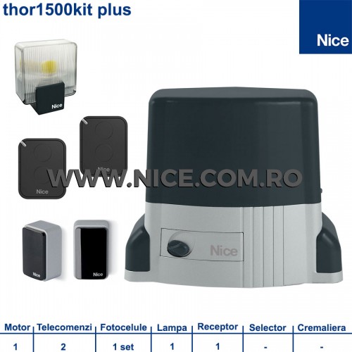 Automatizari porti culisante Nice Thor1500Kit Plus